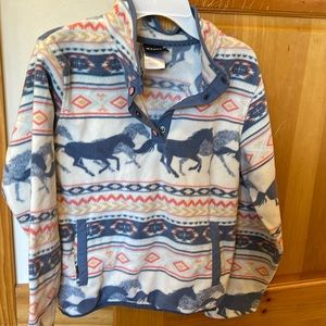Girls fleece western/horse jacket
